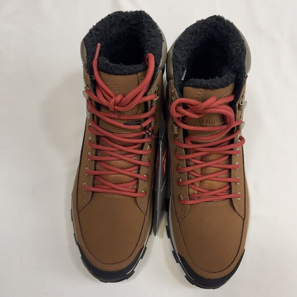 Timberland Boots Men 8.5 Beige Black  Leather Waterproof InsulatedTreeline Sport main image 12